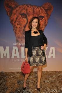 Maike from Bremen Arrival to World premiere from Malaika in Cinema Zoo Palace in Berlin at 04 10 2017