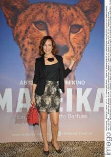 Maike from Bremen Arrival to World premiere from Malaika in Cinema Zoo Palace in Berlin at 04 10 2017