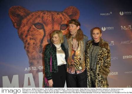 Gesine Cukrowski Matto Barefoot Andrea Sawatzki Arrival to World premiere from Malaika in Cinema Zoo Palace in Berlin at 04 10 2017