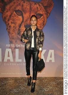 Elena Carriere Arrival to World premiere from Maleika in Cinema Zoo Palace in Berlin at 04 10 2017