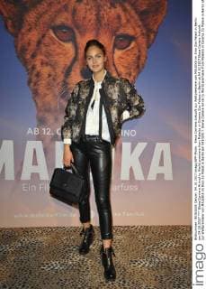 Elena Carriere Arrival to World premiere from Maleika in Cinema Zoo Palace in Berlin at 04 10 2017