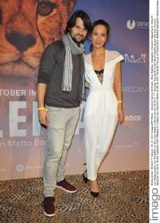 Director Farouk El Khalili Nina Maleika Singer German Ancient Egyptian Arrival to World premiere from Maleika in Cinema Zoo Palace in Berlin at 04 10 2017