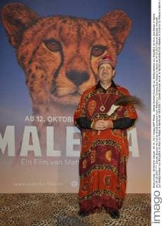 Daniel Stocker Arrival to World premiere from Maleika in Cinema Zoo Palace in Berlin at 04 10 2017