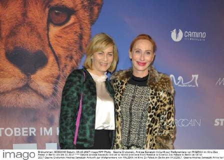 Gesine Andrea Sawatzki Arrival to World premiere from Maleika in Cinema Zoo Palace in Berlin at 04 10 2017