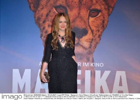 Designer Ilona Arrival to World premiere from Maleika in Cinema Zoo Palace in Berlin at 04 10 2017
