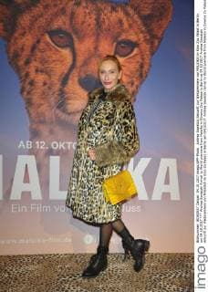 Andrea Sawatzki Arrival to World premiere from Maleika in Cinema Zoo Palace in Berlin at 04 10 2017