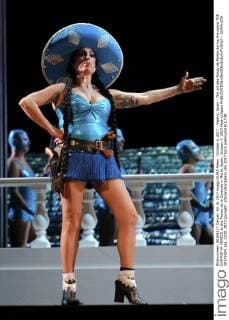 October 4, 2017 - Madrid, Spain - The actress Rossy de Palma during the opera THE CANTOR OF MEXICO at the Teatro de la Zarzuela in Mdrid. Spain. October 4, 2017 Madrid Spain  - ZUMAn230 20171004_zaa_n230_307 Copyright: xOscarxGonzalezx