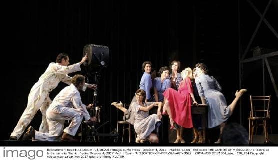 October 4, 2017 - Madrid, Spain - the opera THE CANTOR OF MEXICO at the Teatro de la Zarzuela in Madrid. Spain. October 4, 2017 Madrid Spain  - ZUMAn230 20171004_zaa_n230_284 Copyright: xOscarxGonzalezx