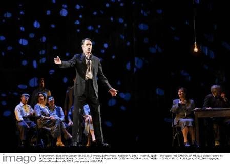 October 4, 2017 - Madrid, Spain - the opera THE CANTOR OF MEXICO at the Teatro de la Zarzuela in Madrid. Spain. October 4, 2017 Madrid Spain  - ZUMAn230 20171004_zaa_n230_286 Copyright: xOscarxGonzalezx