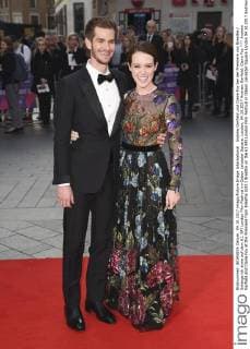 Andrew Garfield and Claire Foy at the Premiere from Breathe Until I Breathe on the 61 BFI London Film Festival in Odeon Leicester Square London 04 10 2017 Andrew Garfield Claire Foy  Foto:xS.xVasx xFuturexImage
