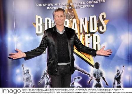 Thomas Hermanns at the Premiere the Show Boybands Forever in German Theatre Munich 04 10 2017 Foto:xP.xSchönbergerx xFuturexImage
