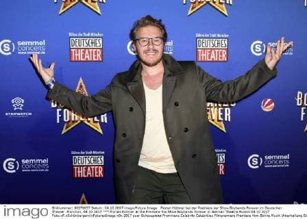 Florian Hüttner at the Premiere the Show Boybands Forever in German Theatre Munich 04 10 2017 Foto:xP.xSchönbergerx xFuturexImage