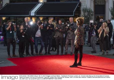 Mudbound Premiere London.UK. Director Dee Rees at the Royal Bank of Canada Gala & European Premiere of Mudbound . 61st BFI London Film Festival 5th October 2017 LMK386-S816-061017 