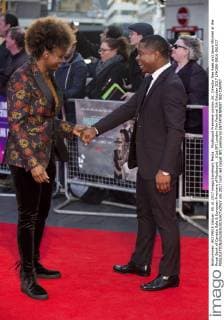 Mudbound Premiere London.UK. Director Dee Rees and Jason Mitchell at the Royal Bank of Canada Gala & European Premiere of Mudbound . 61st BFI London Film Festival 5th October 2017 LMK386-S816-061017 