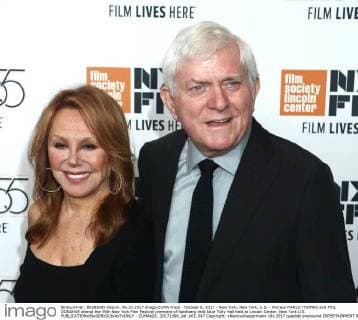 October 6, 2017 - New York, New York, U.S. - Actress MARLO THOMAS and PHIL DONAHUE attend the 55th New York Film Festival premiere of Spielberg held Alice Tully Hall held at Lincoln Center. New York U.S. - ZUMAk03_ 20171006_zaf_k03_047 Copyright: xNancyxKaszermanx
