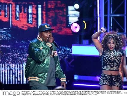 Rick Ross performs at the 2017 BET Hip Hop award show at the Fillmore Miami Beach, Jackie Gleason Theater, Miami Beach, Florida, October 6, 2017.  MIA20171006101 GARYxIxROTHSTEIN