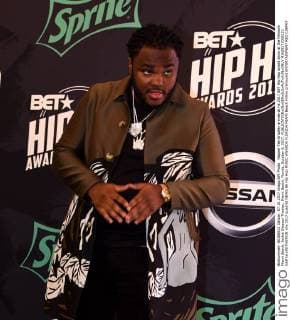 Rapper Tee Grizzley arrives at he 2017 BET Hip Hop award show at the Fillmore Miami Beach, Jackie Gleason Theater, Miami Beach, Florida, October 6, 2017.  MIA20171006121 GARYxIxROTHSTEIN