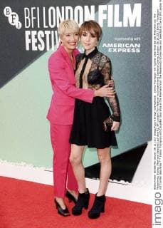 Emma Thompson with Daughter Gaia Wise at the Premiere from The Meyerowitz Stories New and Selected on the 61 BFI London Film Festival in Embankment Gardens Cinema London 06 10 2017 Emma Thompson with Daughter Gaia Wise  Foto:xS.xVasx xFuturexImage