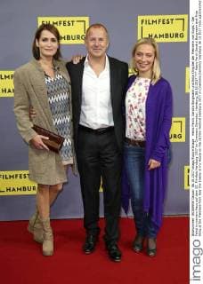 Heino Ferch Sandra Borgmann and Anja Kling at the Premiere from Fear the Enemy in my House on the 25 Film Festival Hamburg 2017 in Cinemaxx Dammtor Hamburg 06 10 2017 Foto:xgbrcix xFuturexImage