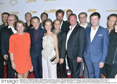 the Main actors Volker Breakthrough and Liv Lisa Fries with Cast and Team at the Premiere the TV Series Berlin in Theatre AT Ace Hotel Los Angeles 06 10 2017 Foto:xD.xStarbuckx xFuturexImage