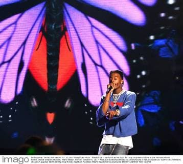 Playboi Carti performs at he 2017 BET Hip Hop award show at the Fillmore Miami Beach, Jackie Gleason Theater, Miami Beach, Florida, October 6, 2017.  MIA20171006137 GARYxIxROTHSTEIN