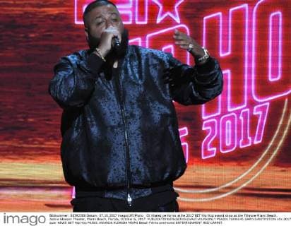 DJ Khaled performs at he 2017 BET Hip Hop award show at the Fillmore Miami Beach, Jackie Gleason Theater, Miami Beach, Florida, October 6, 2017.  MIA20171006145 GARYxIxROTHSTEIN
