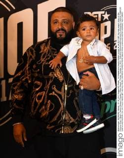 DJ Khaled and Asahd Khaled arrives at he 2017 BET Hip Hop award show at the Fillmore Miami Beach, Jackie Gleason Theater, Miami Beach, Florida, October 6, 2017.  MIA20171006130 GARYxIxROTHSTEIN