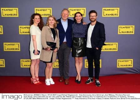 Anja Antonowicz Anna Axel millberg Christiane Paul and Sven Bohse Crime scene Borowski and the Country between the Seas the Film Festival Hamburg 2017 in Cinemaxx Cinema at Dammtor in Hamburg Hamburg 07 10 2017 Please Caption Imago Michael Wigglesworth