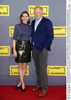 Christiane Paul and Axel millberg Crime scene Borowski and the Country between the Seas the Film Festival Hamburg 2017 in Cinemaxx Cinema at Dammtor in Hamburg Hamburg 07 10 2017 Please Caption Imago Michael Wigglesworth