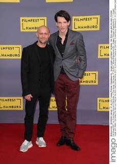 Jürgen Vogel and Sabin Tambrea the Man out the Ice the Film Festival Hamburg 2017 in Cinemaxx Cinema at Dammtor in Hamburg Hamburg 07 10 2017 Please Caption Imago Michael Wigglesworth