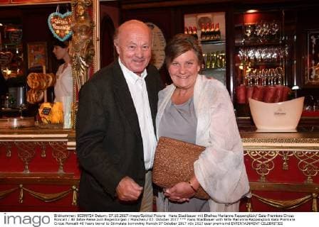 Hans Stadlbauer with Wife Marianne Rappenglück Gala Premiere Circus Roncalli 40 Years travel to Stimulate borrowing Munich 07 October 2017