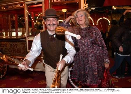 Jutta Speidel Gala Premiere Circus Roncalli 40 Years travel to Stimulate borrowing Munich 07 October 2017