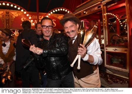 John Friedmann Gala Premiere Circus Roncalli 40 Years travel to Stimulate borrowing Munich 07 October 2017