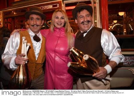 Christine Zierl Gala Premiere Circus Roncalli 40 Years travel to Stimulate borrowing Munich 07 October 2017