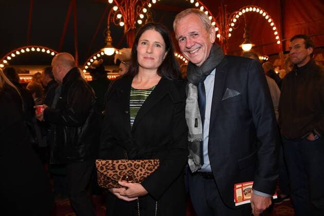 Fritz Egner with Wife Katrin Gala Premiere Circus Roncalli 40 Years travel to Stimulate borrowing Munich 07 October 2017