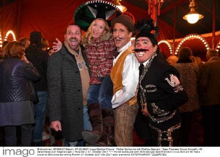 Michel Guillaume with Wife Georgia Gala Premiere Circus Roncalli 40 Years travel to Stimulate borrowing Munich 07 October 2017