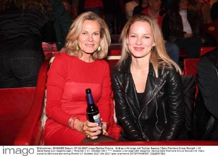 Andrea L«Arronge with Daughter Jessica Gala Premiere Circus Roncalli 40 Years travel to Stimulate borrowing Munich 07 October 2017