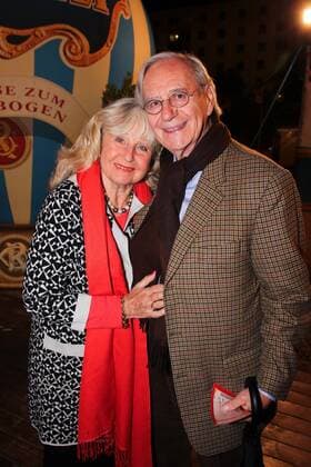 Wilfried Klaus with Wife Wera 40 Years Circus Roncalli Jubilaeumstournee travel to Rainbow in Munich at 07 10 2017