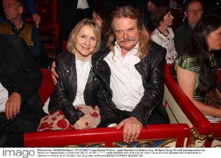 Leslie Mandoki with Wife Eva 40 Years Circus Roncalli Jubilaeumstournee travel to Rainbow in Munich at 07 10 2017