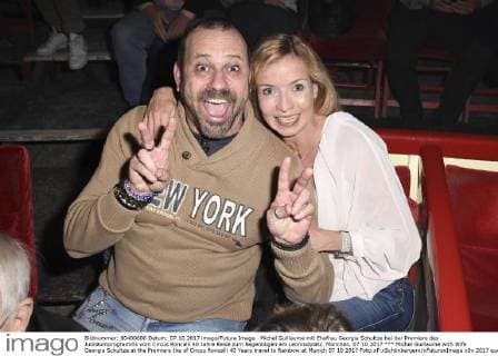 Michel Guillaume with Wife Georgia Schultze at the Premiere the of Circus Roncalli 40 Years travel to Rainbow at Munich 07 10 2017 Foto:xP.xSchönbergerx xFuturexImage