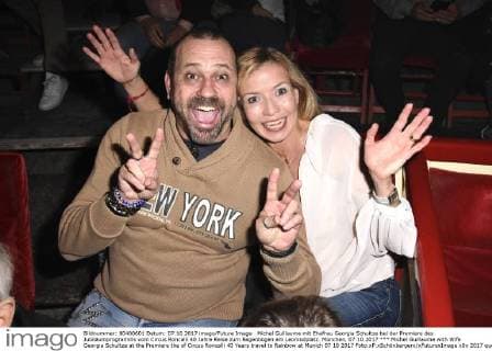 Michel Guillaume with Wife Georgia Schultze at the Premiere the of Circus Roncalli 40 Years travel to Rainbow at Munich 07 10 2017 Foto:xP.xSchönbergerx xFuturexImage