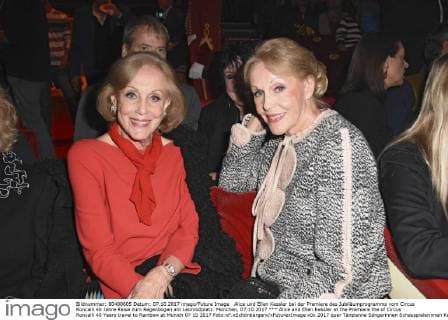 Alice and Ellen Kessler at the Premiere the of Circus Roncalli 40 Years travel to Rainbow at Munich 07 10 2017 Foto:xP.xSchönbergerx xFuturexImage