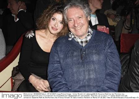 Volker Brandt with Life companion Susanne Meikl at the Premiere the of Circus Roncalli 40 Years travel to Rainbow at Munich 07 10 2017 Foto:xP.xSchönbergerx xFuturexImage