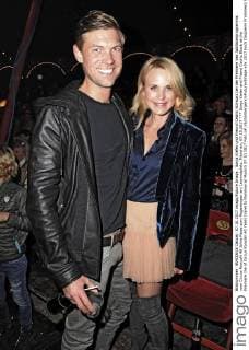 Sonja Kiefer and Friend Cedric Black at the Premiere the of Circus Roncalli 40 Years travel to Rainbow at Munich 07 10 2017 Foto:xP.xSchönbergerx xFuturexImage