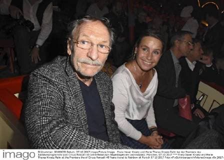 Franz Xaver Kroetz and Marie Theres Kroetz Relin at the Premiere the of Circus Roncalli 40 Years travel to Rainbow at Munich 07 10 2017 Foto:xP.xSchönbergerx xFuturexImage