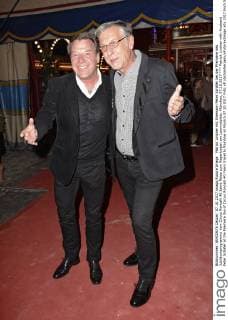 Patrick Lindner with Husband Peter Schäfer at the Premiere the of Circus Roncalli 40 Years travel to Rainbow at Munich 07 10 2017 Foto:xP.xSchönbergerx xFuturexImage