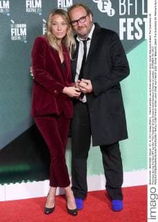 French actress Laura Smet and French actor Xavier Beauvois attend The Guardians UK Premiere during the 61st BFI London Film Festival at the Embankment Gardens Cinema in London. OCTOBER 7th 2017  RHDx172367