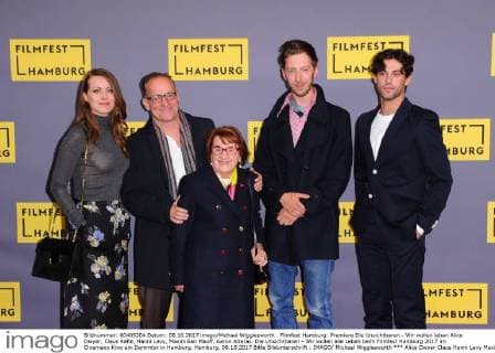 Alice Dwyer Claus Hanni Levy Maximilian MAUFF Aaron Altaras the invisible We want all Life the Film Festival Hamburg 2017 in Cinemaxx Cinema at Dammtor in Hamburg Hamburg 08 10 2017 Please Caption Imago Michael Wigglesworth