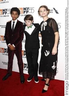 Jaden Michael Oakes Fegley and MILLICENT Simmonds Egg the Premiere from WONDER STRUCK on the 55 New York Film Festival in the Alice Tully Hall New York 07 10 2017 Foto:xT.xKingx xFuturexImage