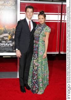 Miles Plate and Keleigh Sperry the both Actor at the Only The brave Film Premiere at 8 10 2017 in Westwood Los Angeles Only The brave Film premiere in Los Angeles 2017